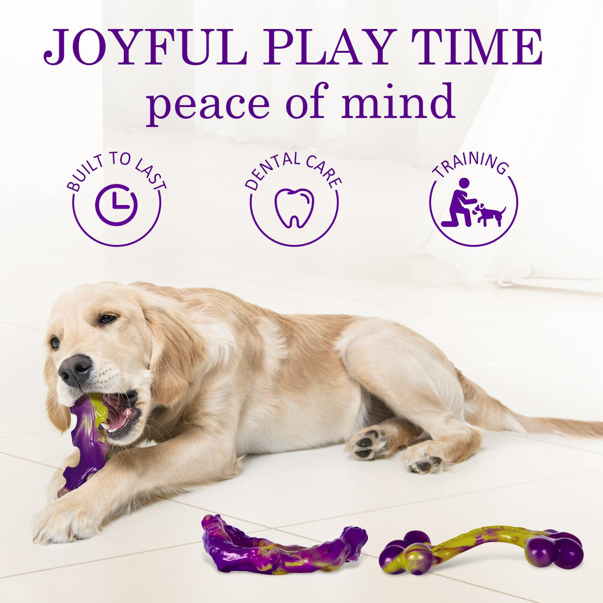 Tough Dog Chew Toys 3 Pack for Large Dogs J603