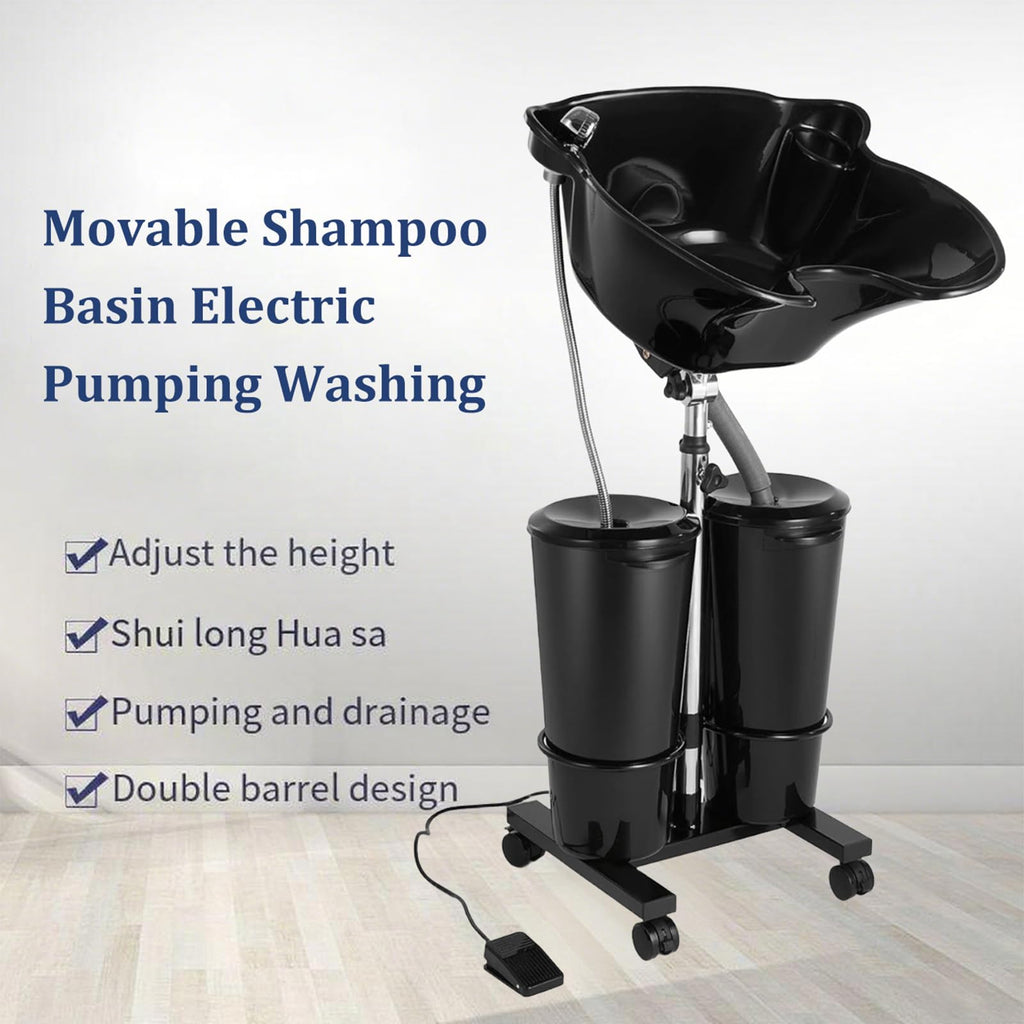 Portable Hair Washing Basin with Electric Pump M116156