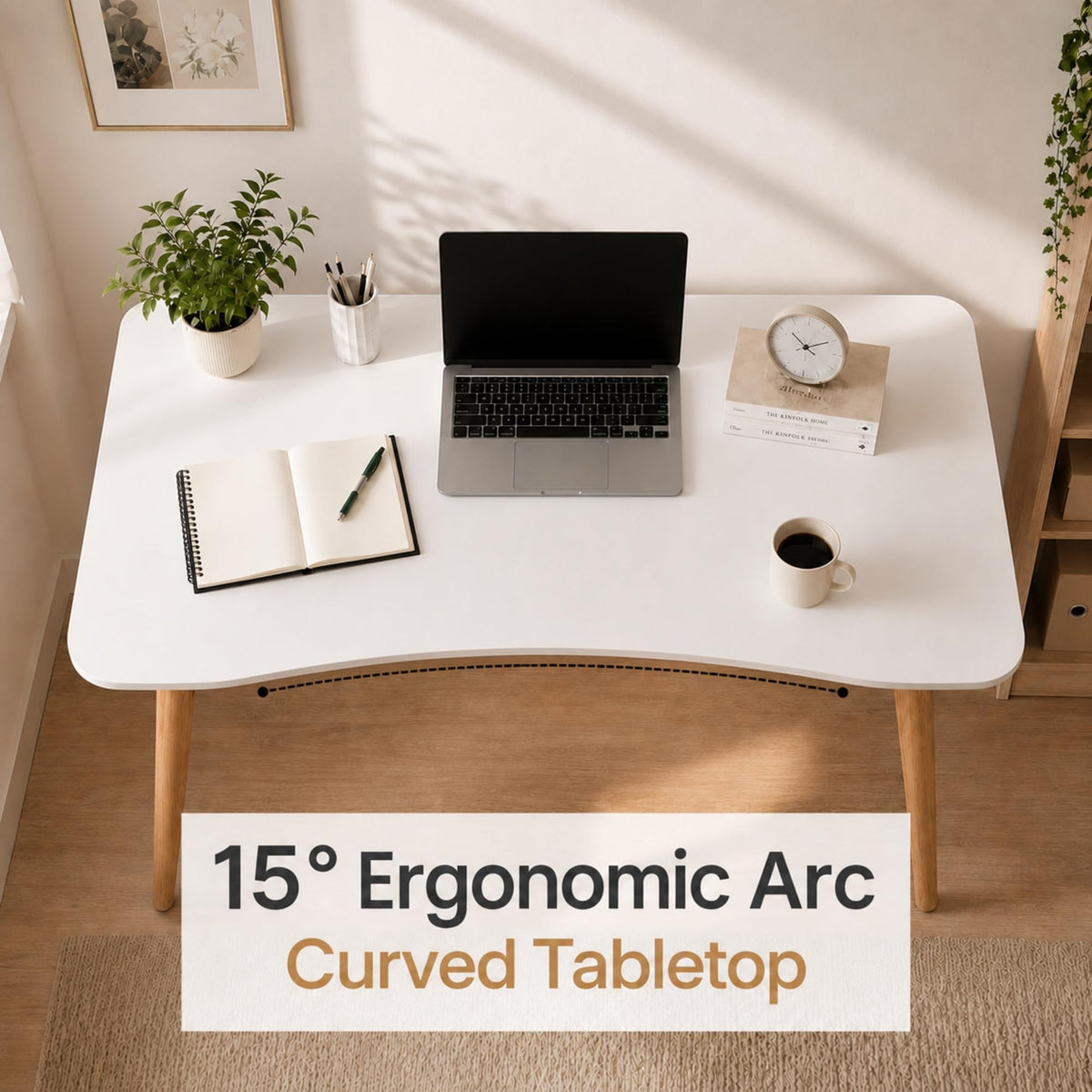 White Computer Desk E390