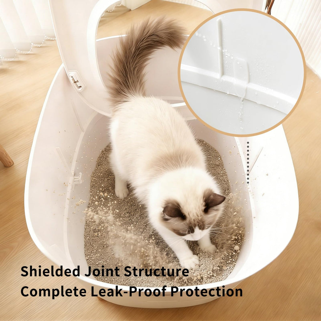 Large Top Entry Cat Litter Box with Scoop A444