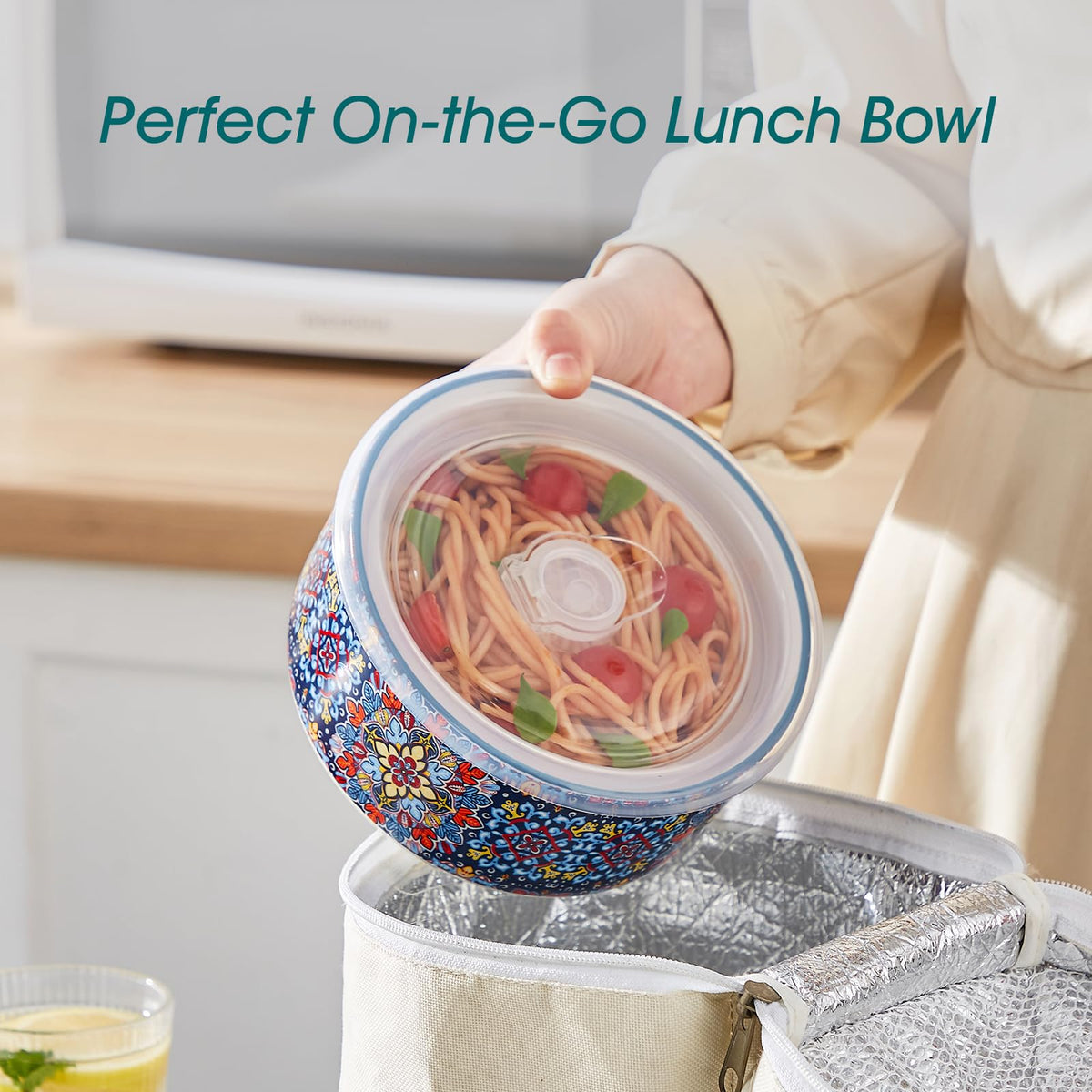 42 oz Ceramic Pasta Bowls Set of 4 W7509