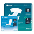 Adult Diapers Large 12 Count & Booster Pads 26 Count C520337