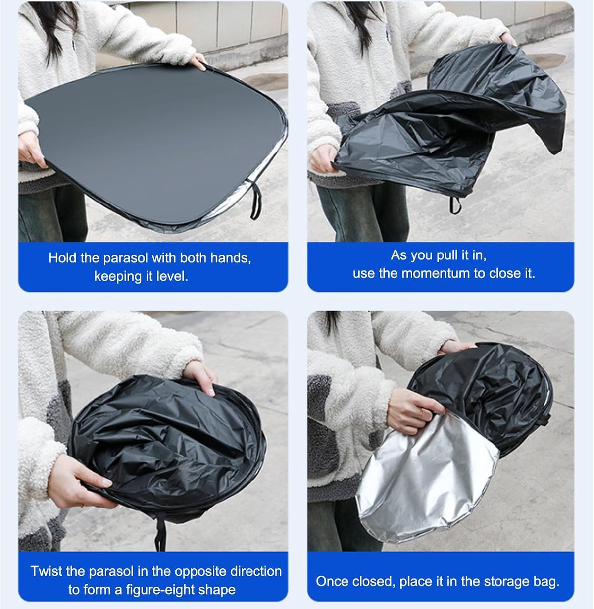 Car Windshield Sun Shade Graphene UV Protection V970