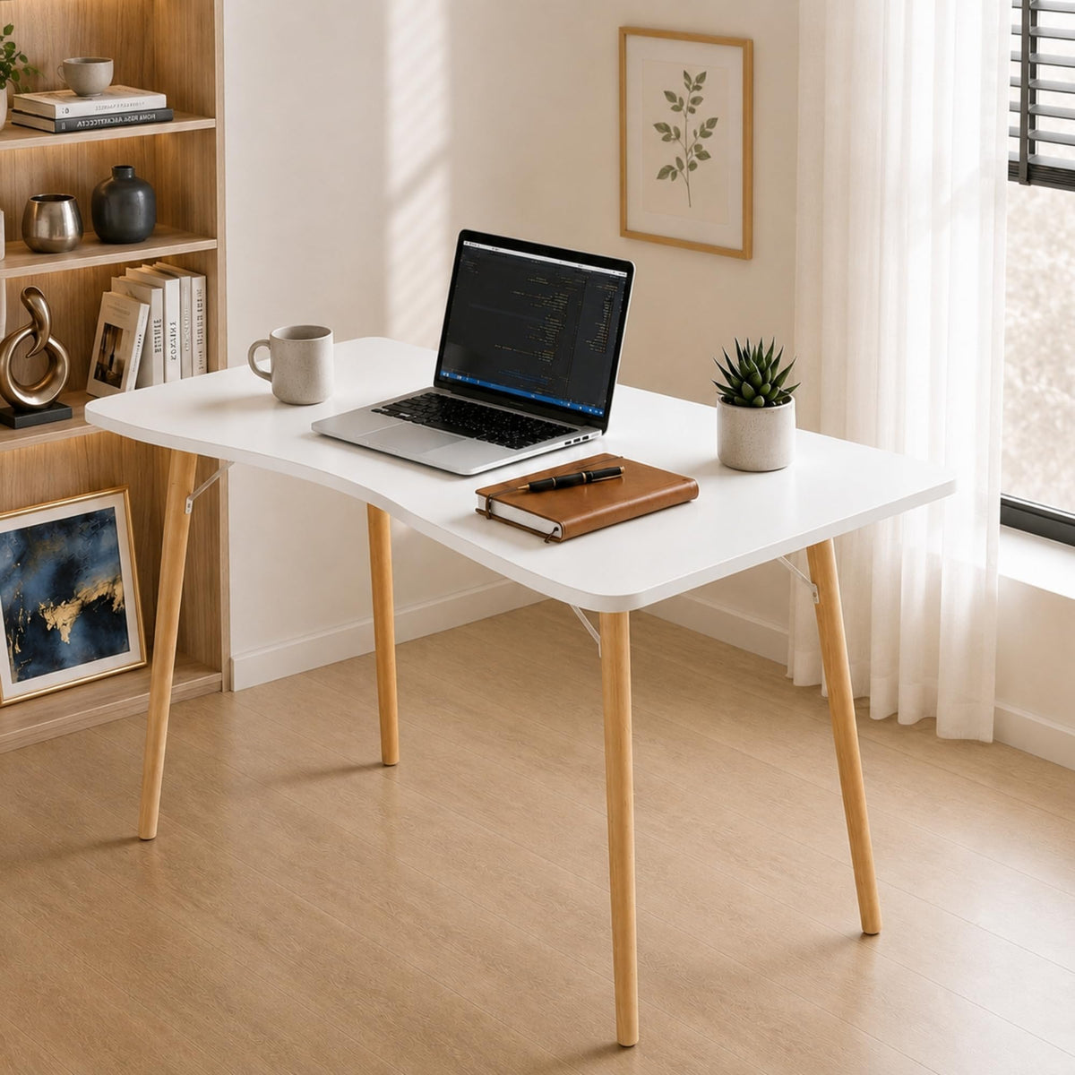 White Computer Desk E390