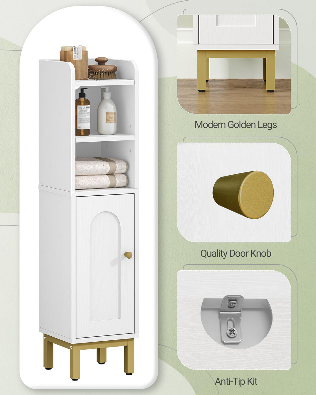 Bathroom Storage Cabinet O9139