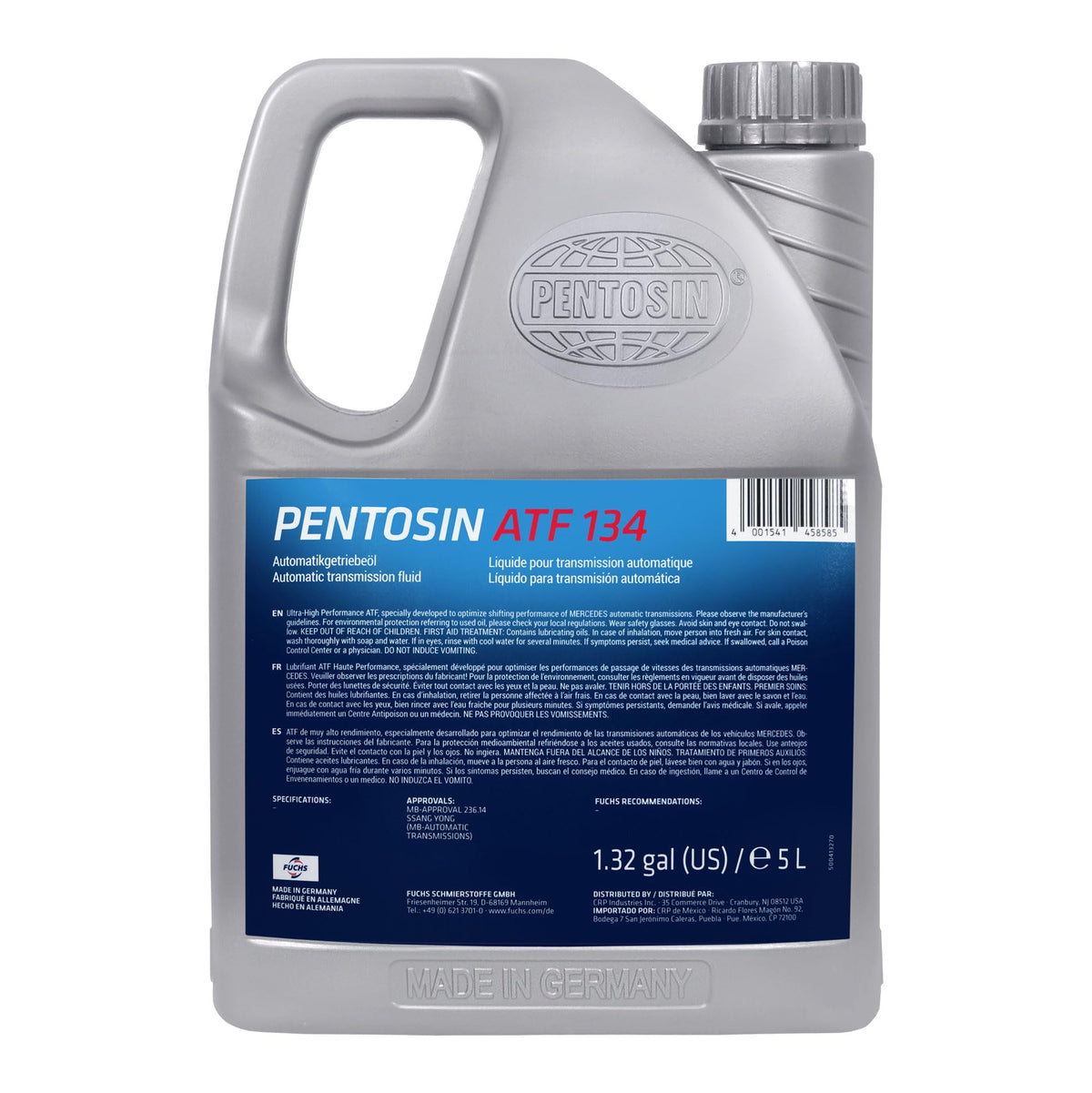 Red 5 Liter Automatic Transmission Fluid B627
