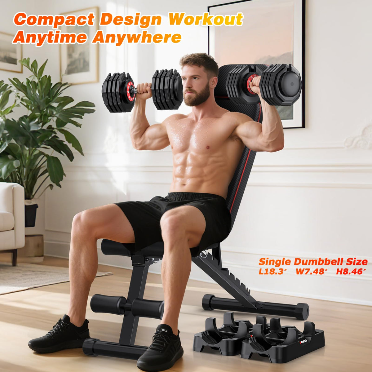 Adjustable Dumbbells Set of 2 Q1402