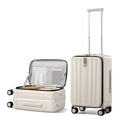 20 Inch Carry On Luggage with Wheels PC Hard Shell Suitcase N722343