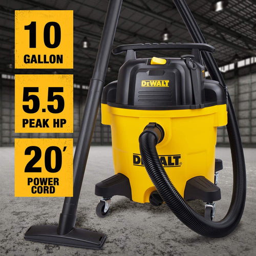10 Gallon Wet Dry Shop Vacuum with Attachments J95012