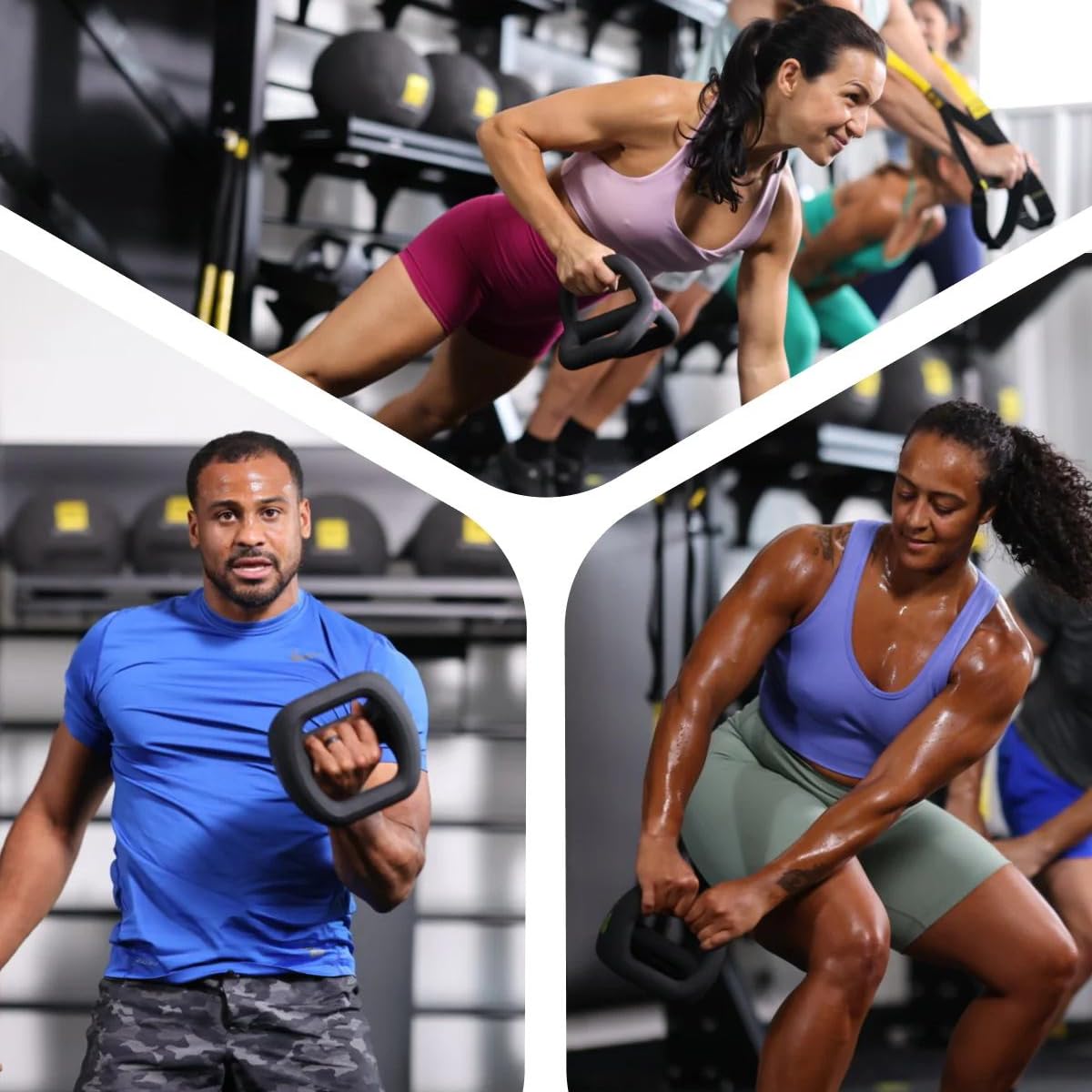 3-in-1 Kettlebell, Dumbbell and Push Up Bar Workout Equipment G9243