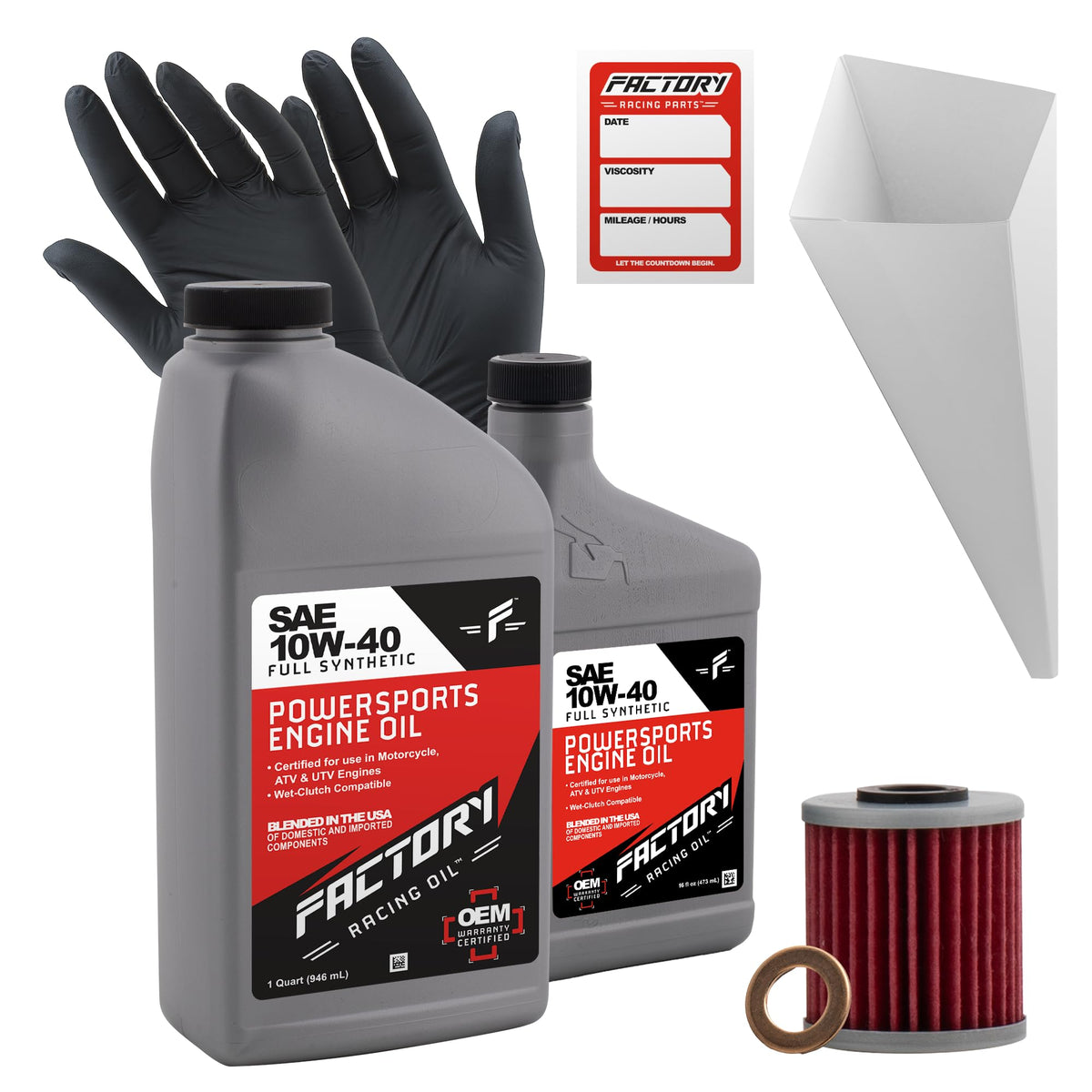 Oil Change Kit compatible with Suzuki RMX450Z, RM-Z450 V15617