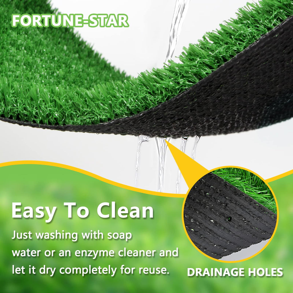 39.3 in X 31.5 in Reusable Artificial Grass Pad for Dogs J721