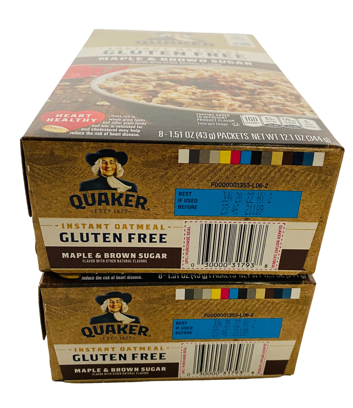 Gluten Free Instant Oatmeal Maple and Brown Sugar X7379