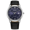 Men's Leather Strap Watch W9833