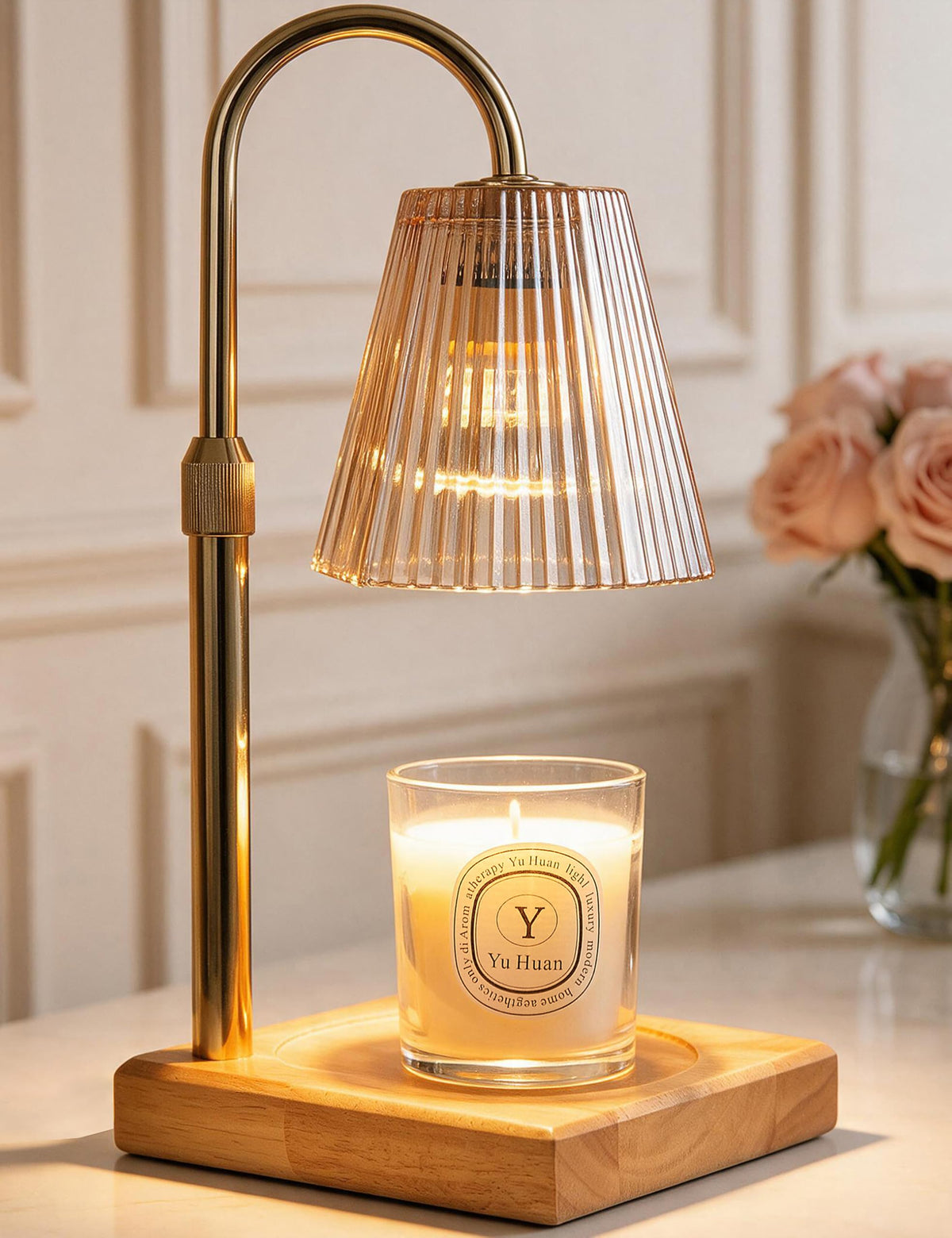 Candle Warmer Lamp Gold E882