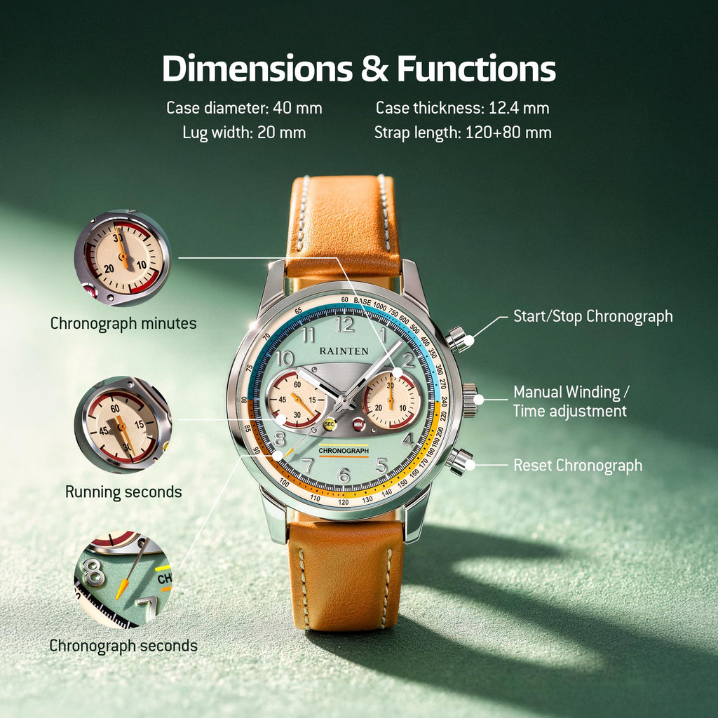 40mm Chronograph Mechanical Watch O185159