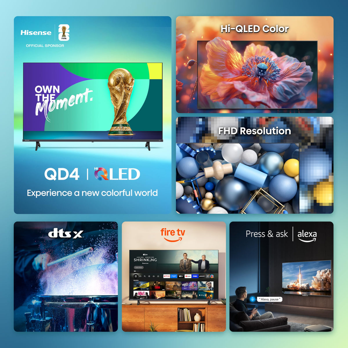40-Inch QD4 Hi-QLED FHD Smart Fire TV F755337