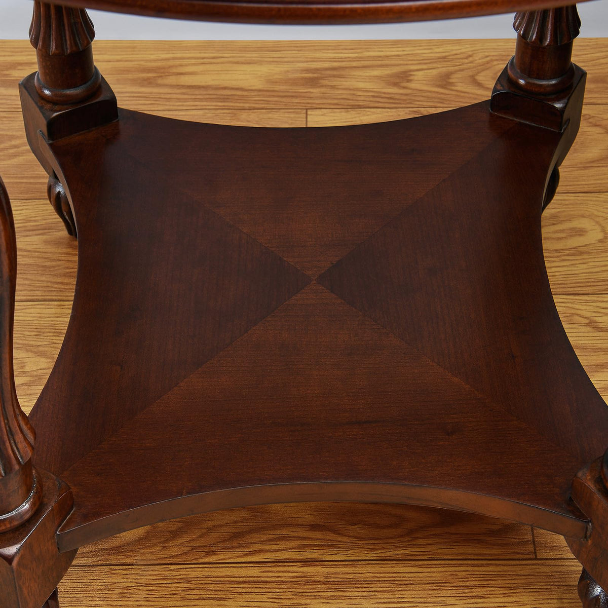 Solid Wood Oval End Table A264