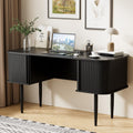 55" Black Wood Writing Desk R319674