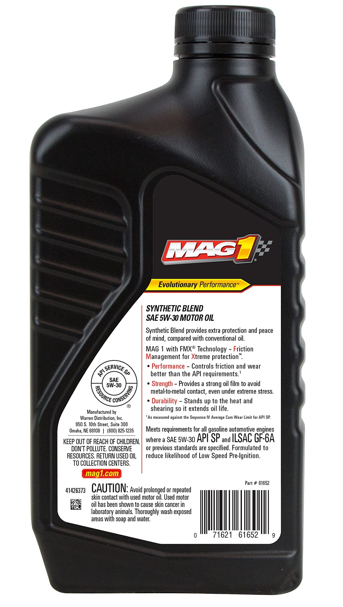 5W-30 Synthetic Blend Motor Oil 1 Quart P68755