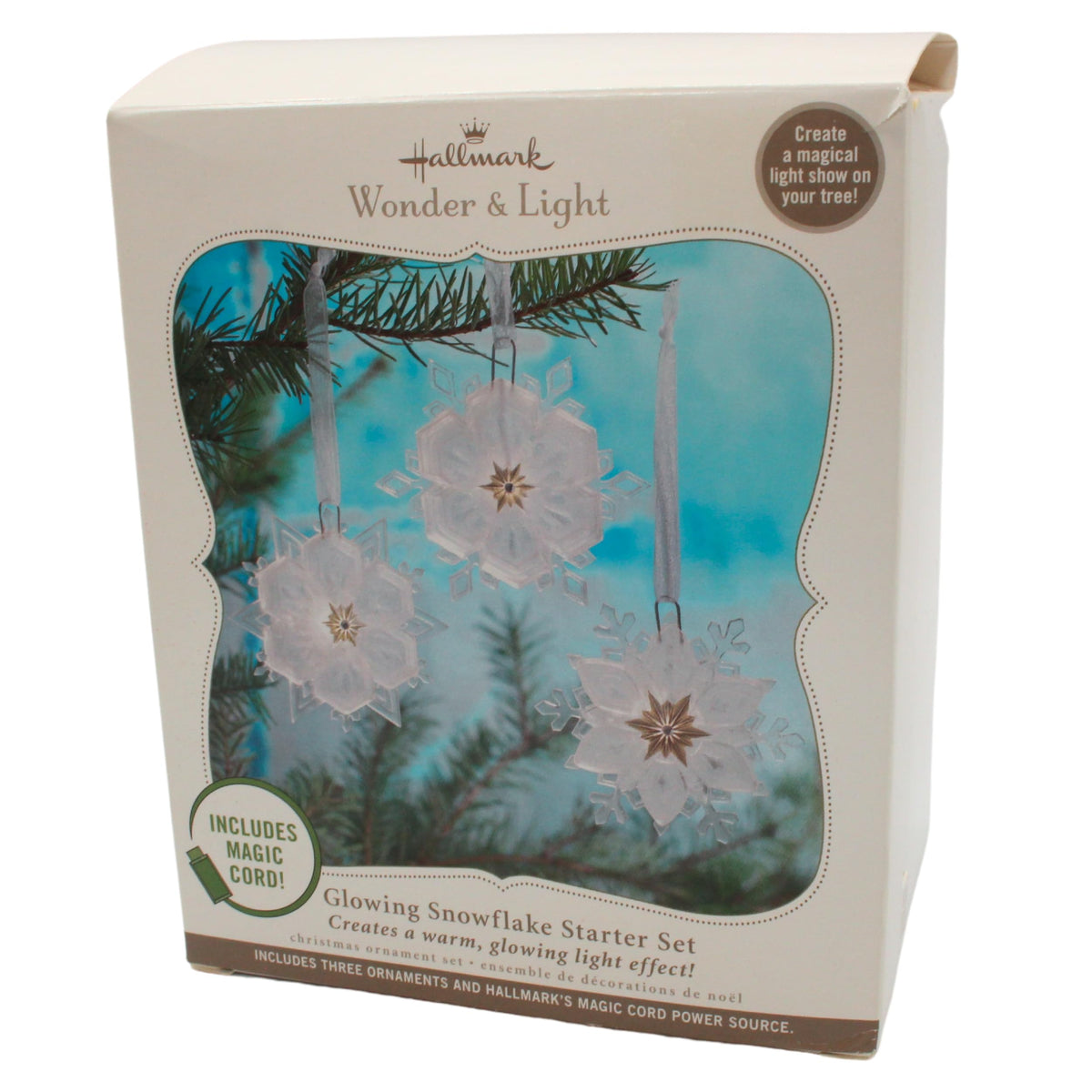 Glowing Snowflake Ornament C67841