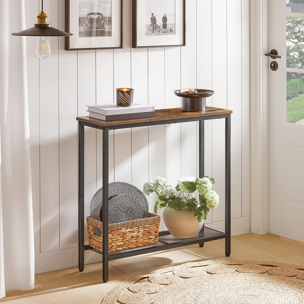 29.5" Narrow 2 Tier Console Table U43948