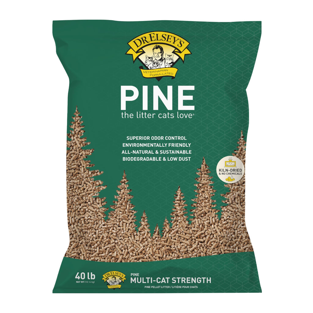 All-Natural Kiln-Dried Pine Cat Litter 40 lb. Bag B795159