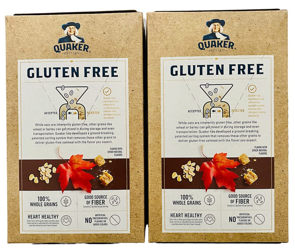 Gluten Free Instant Oatmeal Maple and Brown Sugar X7379