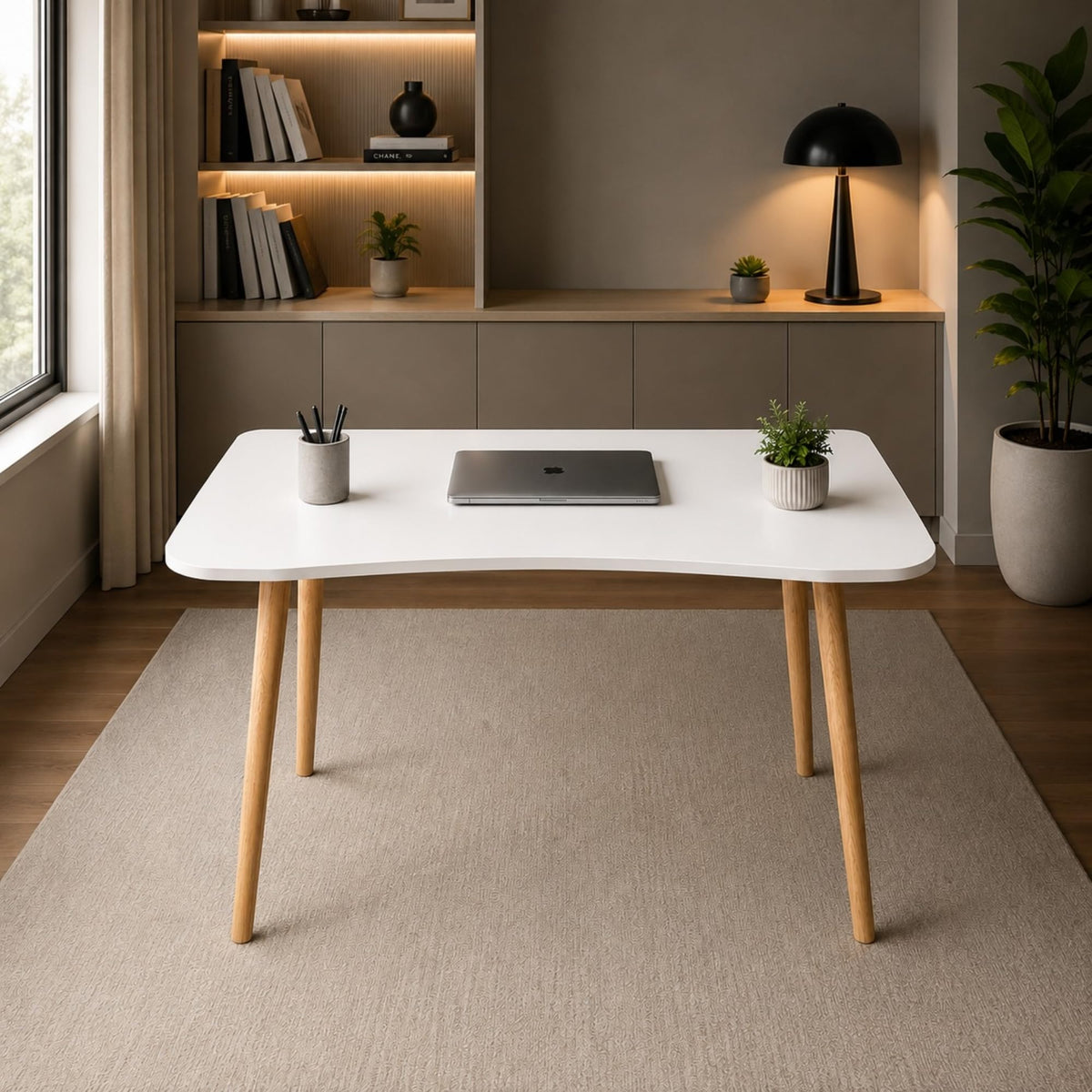White Computer Desk E390