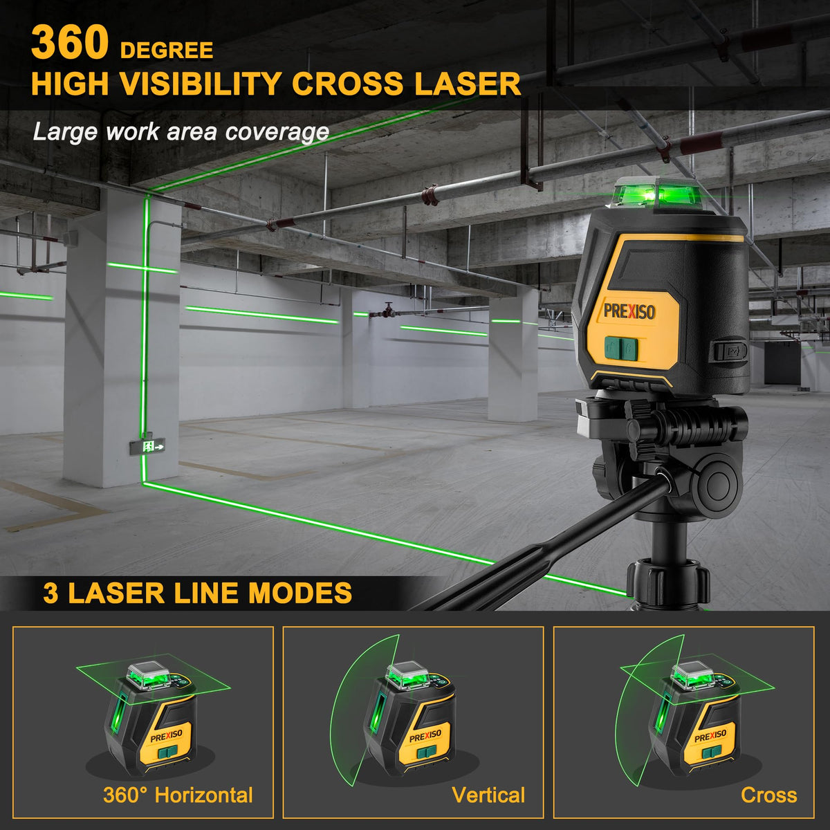 360 Laser Level with Tripod G27212