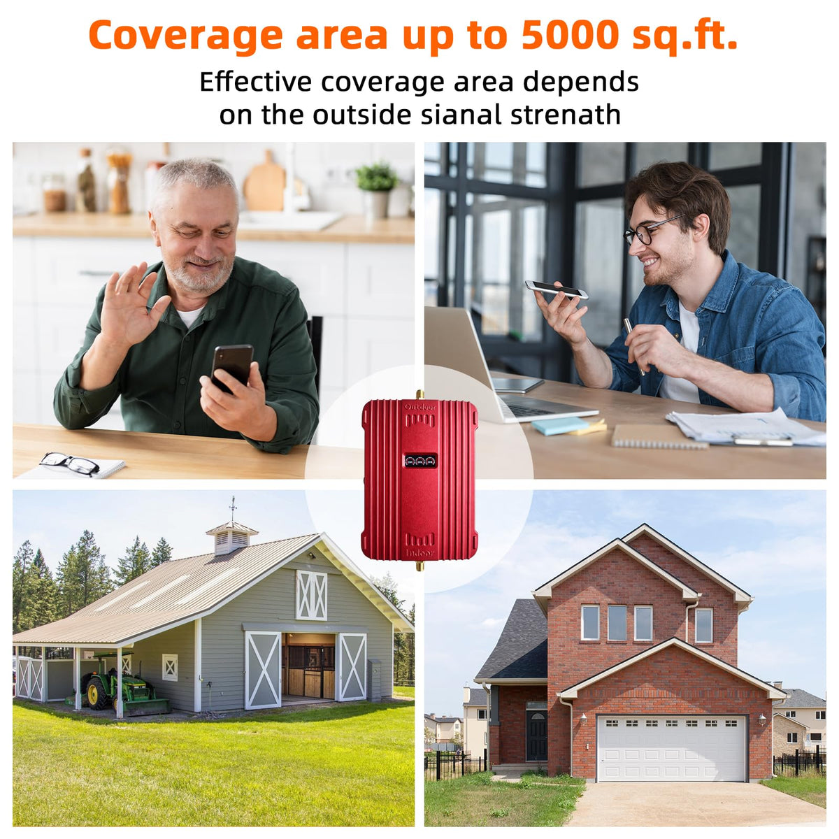 Cell Phone Signal Booster 5G 4G LTE S20623