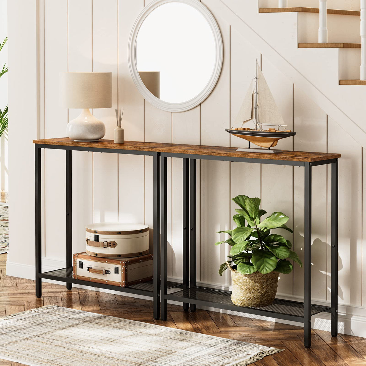29.5" Narrow 2 Tier Console Table U43948