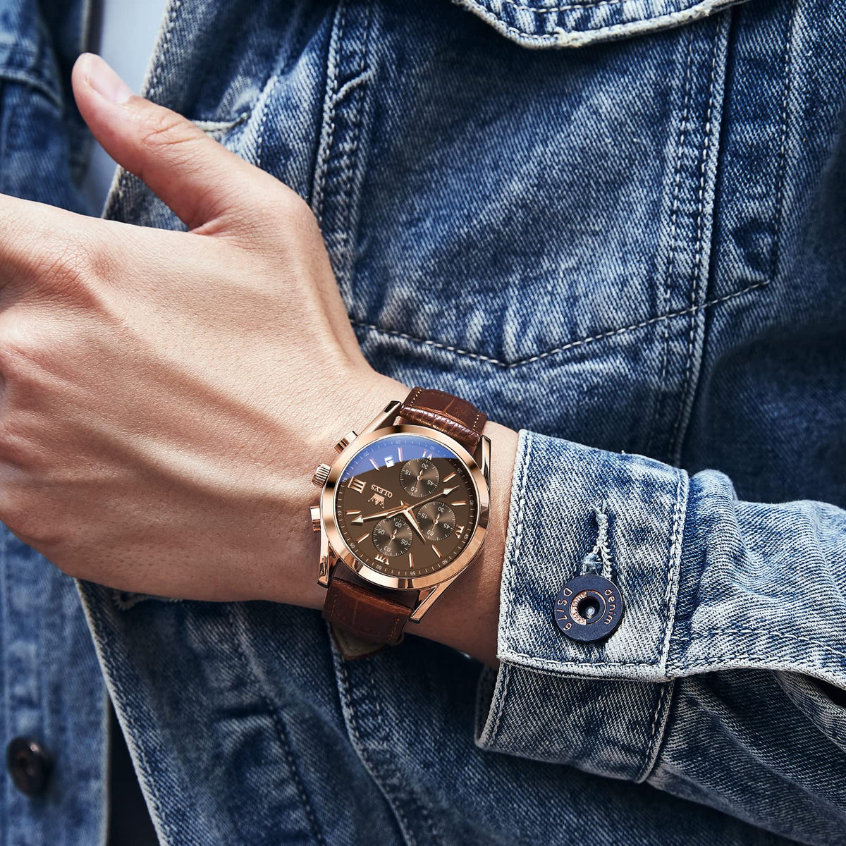 Leather Dress Watches D204566