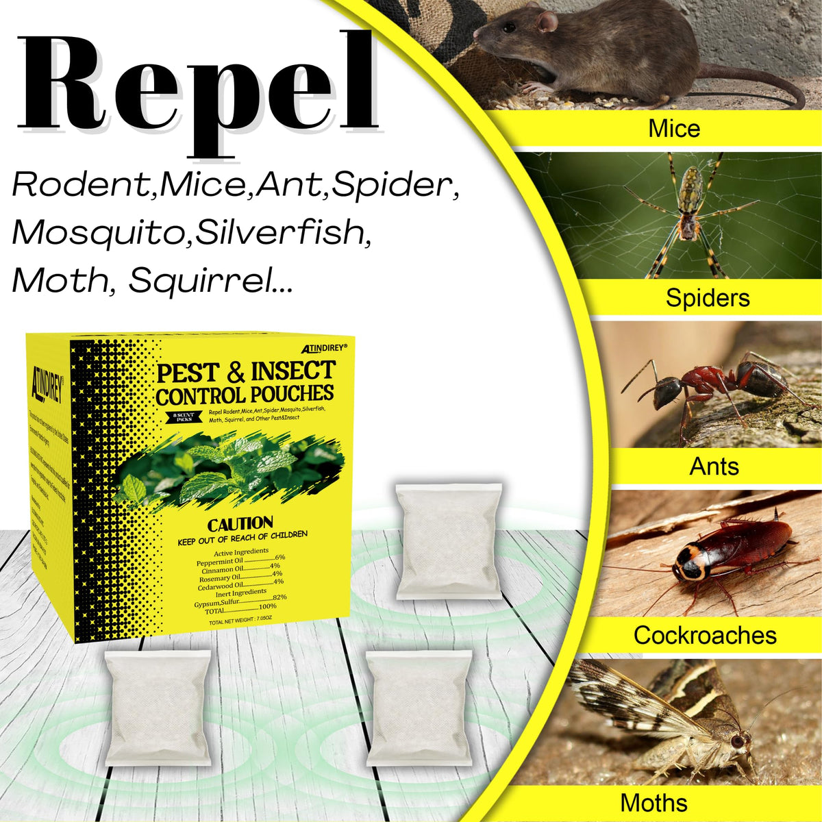Natural Indoor Spider Repellent S15949