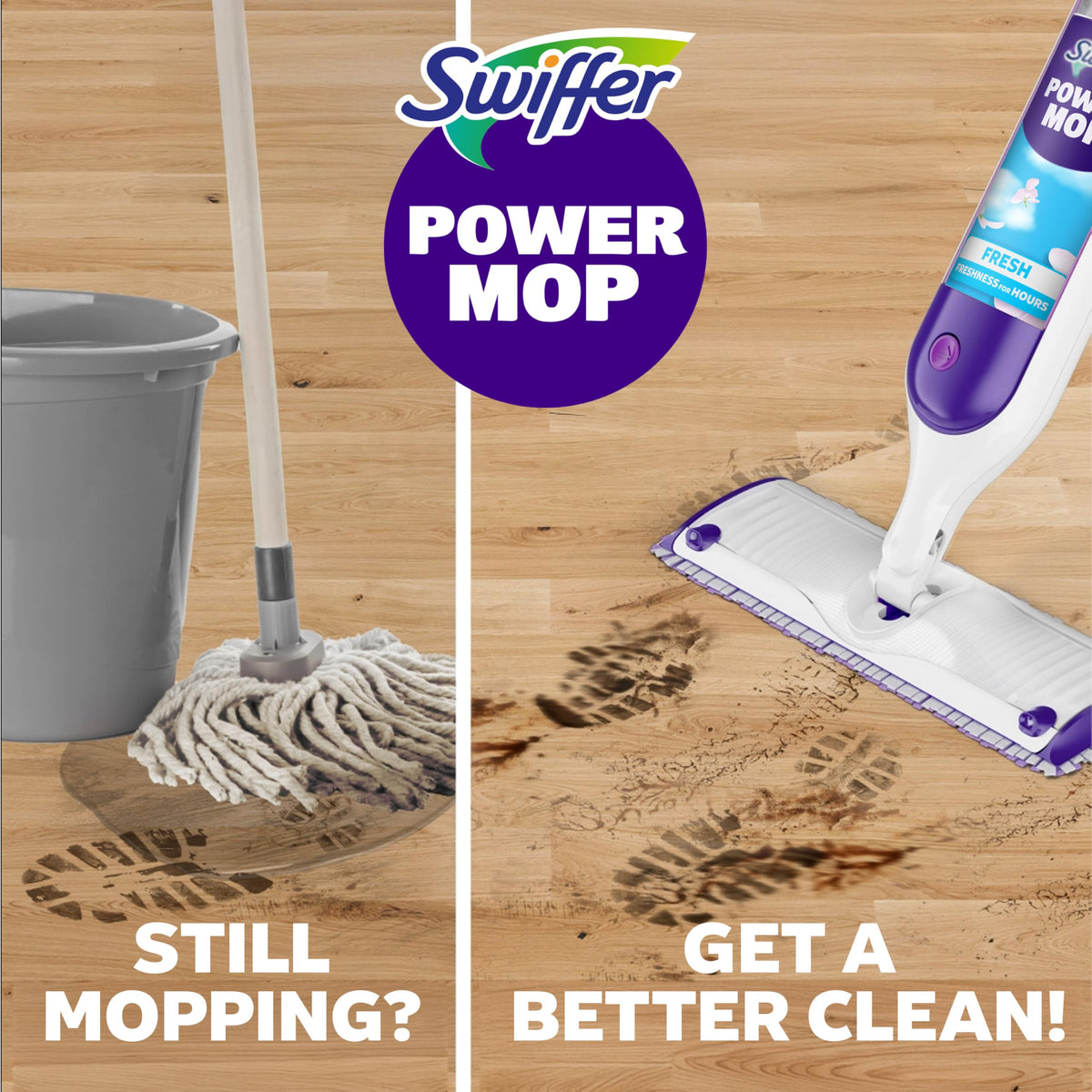 PowerMop Mopping Kit, Multi-Surface and Wood Y31434