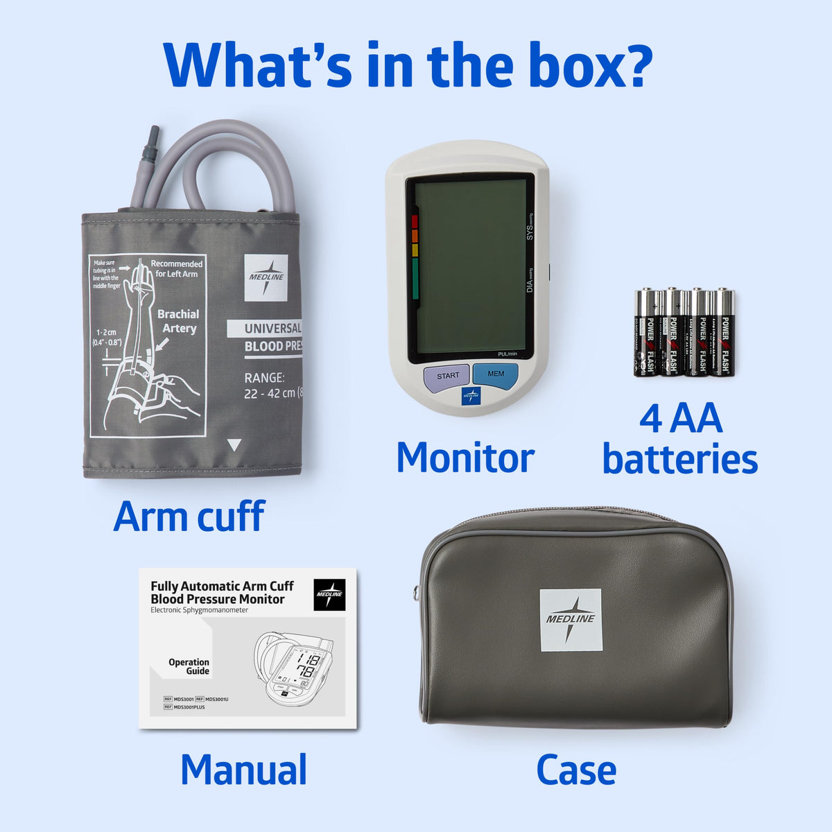Automatic Blood Pressure Monitor with Universal Upper Arm Cuff and Carrying Case R755