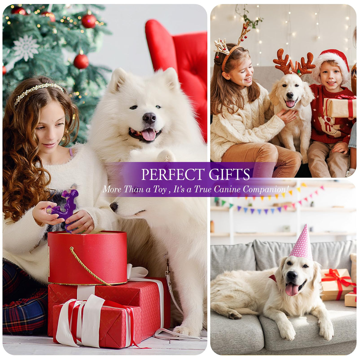 Tough Dog Chew Toys 3 Pack for Large Dogs J603