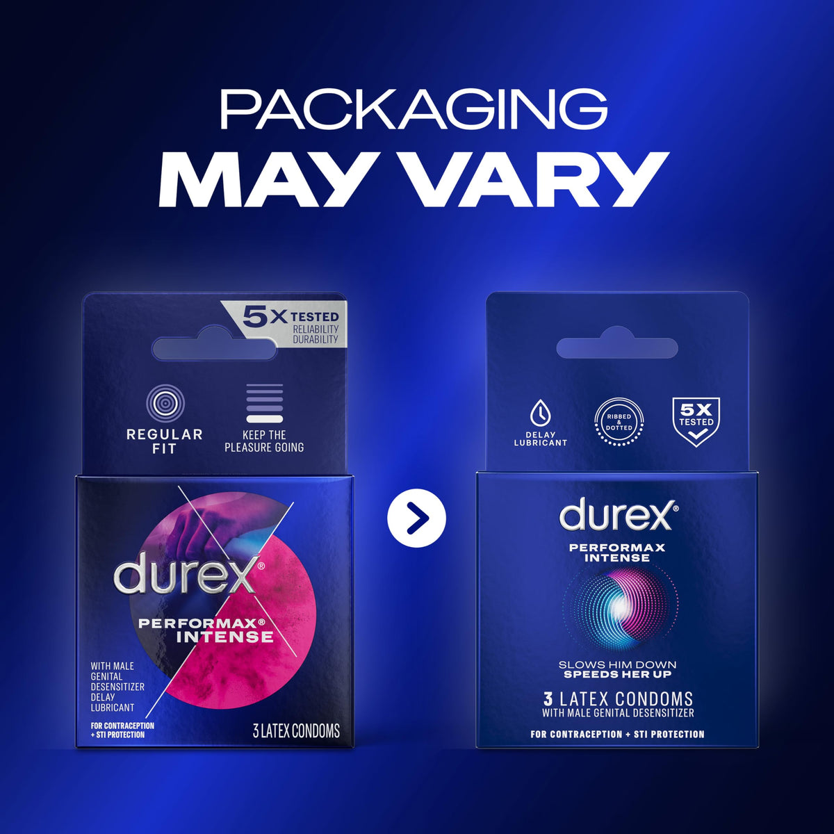 Ribbed Dotted Lubricated Latex Condoms, 3 Count G799