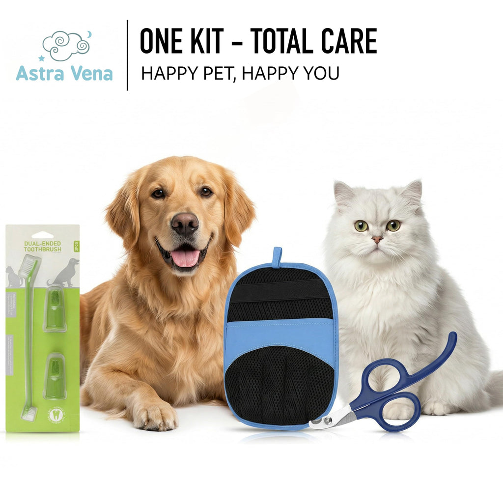 3-in-1 Pet Grooming Kit Y397