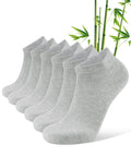Bamboo Viscose Thin Ankle Socks 6 Pairs N386049