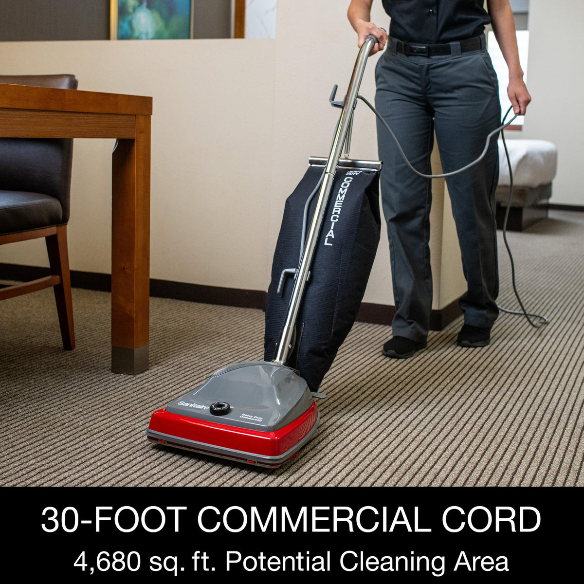 Commercial Bagged Upright Vacuum U45757