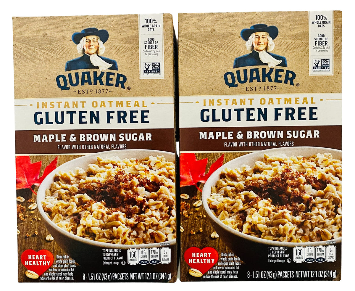 Gluten Free Instant Oatmeal Maple and Brown Sugar X7379