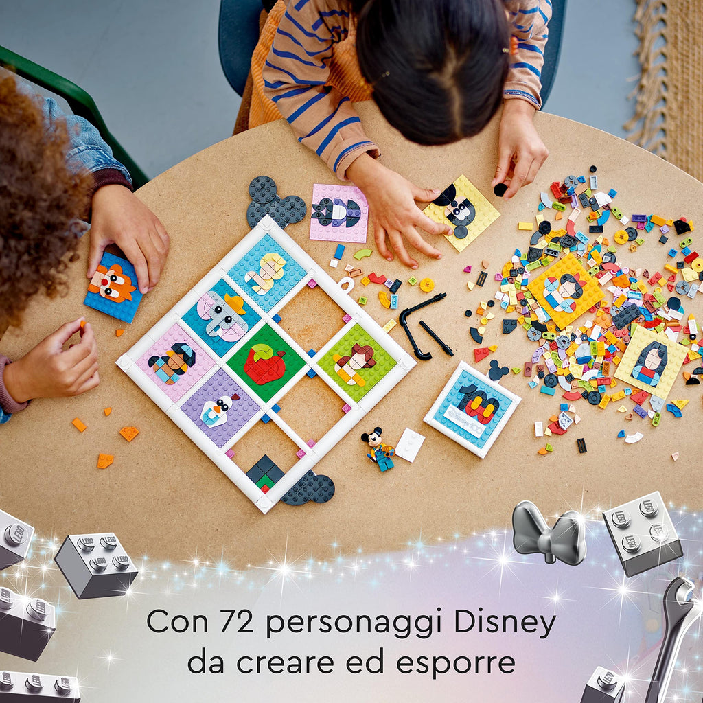 Disney Animated Figures Craft Set with 72 Mosaic Designs W89390