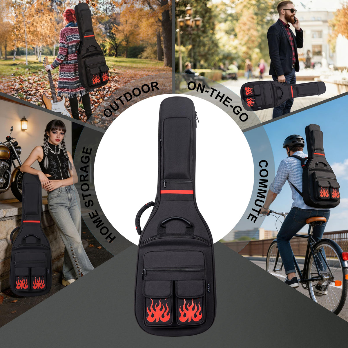 40 Inch Waterproof Electric Guitar Bag O72433