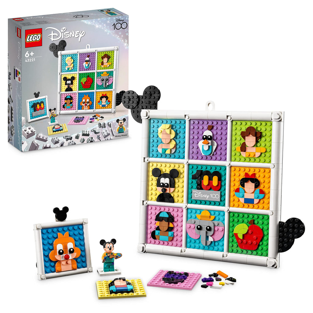 Disney Animated Figures Craft Set with 72 Mosaic Designs W89390